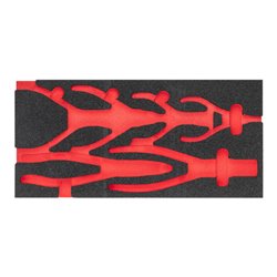 VIGOR Weichschaumeinlage, leer, V4999N-L, L x B x H: 393x 188x 35 mm