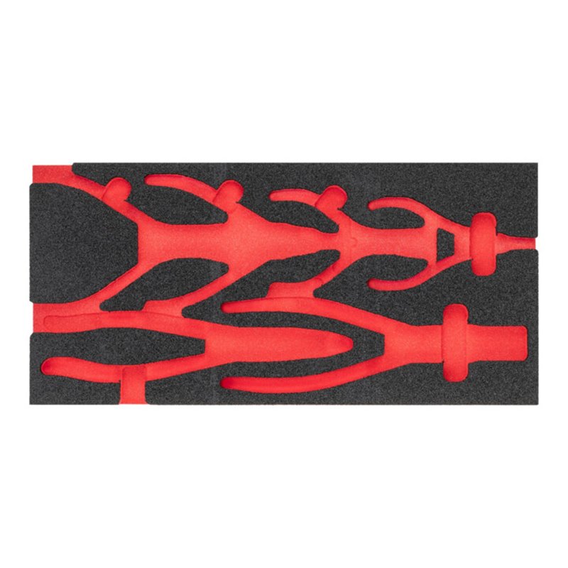 VIGOR Weichschaumeinlage, leer, V4999N-L, L x B x H: 393x 188x 35 mm