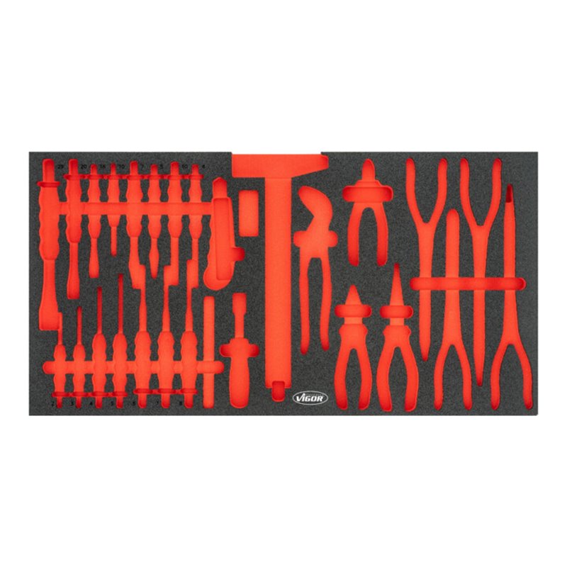 VIGOR Weichschaumeinlage, leer, V7015N-L