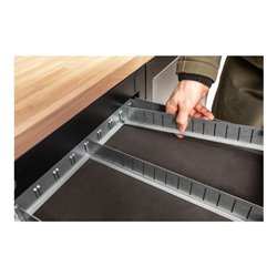 VIGOR Einteilblech Satz, hoch, extragroß 183 mm, V6685H-4/10, 10-teilig