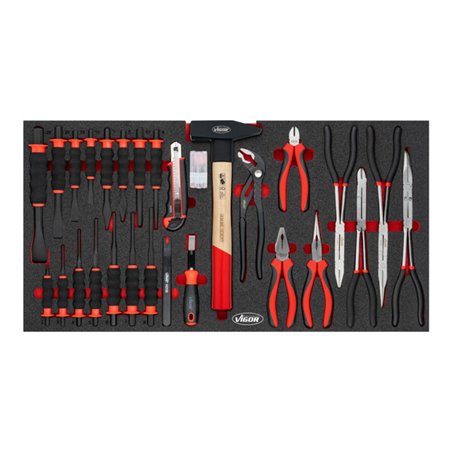 VIGOR Zangen, Schaber Satz, für SeriesXL, V7015N, 28-teilig