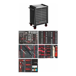 VIGOR Werkstattwagen SeriesL, mit Sortiment, V1901-X/376, 376-teilig
