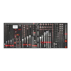 VIGOR Werkstattwagen SeriesXXL, Edelstahl-Arbeitsplatte, leer, V4481-XXL, L x B x H: 1625x 695x 1017 mm