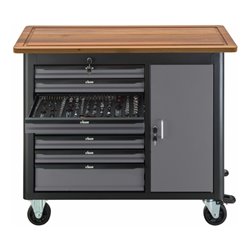 VIGOR Mobile Werkbank SeriesL, mit Sortiment, V5154, 375-teilig