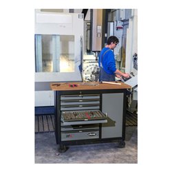 VIGOR Mobile Werkbank SeriesL, mit Sortiment, V5154, 375-teilig