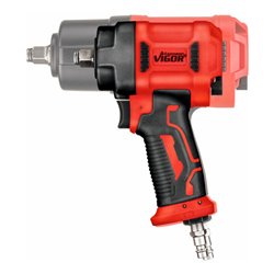 VIGOR Schlagschrauber, Mini, V5671N, Lösemoment maximal [Nm]: 1200 Nm, 1/2 Zoll (12,5 mm) Vierkant, Jumbohammer-Schlagwerk