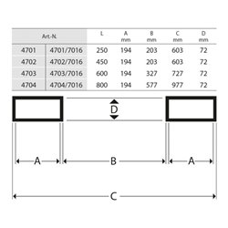 fetra Muldenkipper 4702 Anthrazitgrau mit Ablasshahn