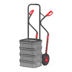 fetra Stahlrohrkarre B1330L/7016 Grey Edition