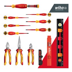 Wiha Lehrlingskoffer für Elektroinstallation 18-teilig VDE, gefüllt