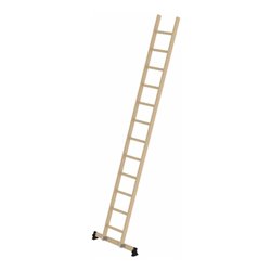 Munk Sprossen-Anlegeleiter Holz nivello®-Traverse 12 Sprossen