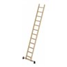 Munk Stufen-Anlegeleiter Holz mit nivello®-Traverse 12 Stufen