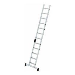 Munk Stufen-Anlegeleiter mit nivello®-Traverse 12 Stufen