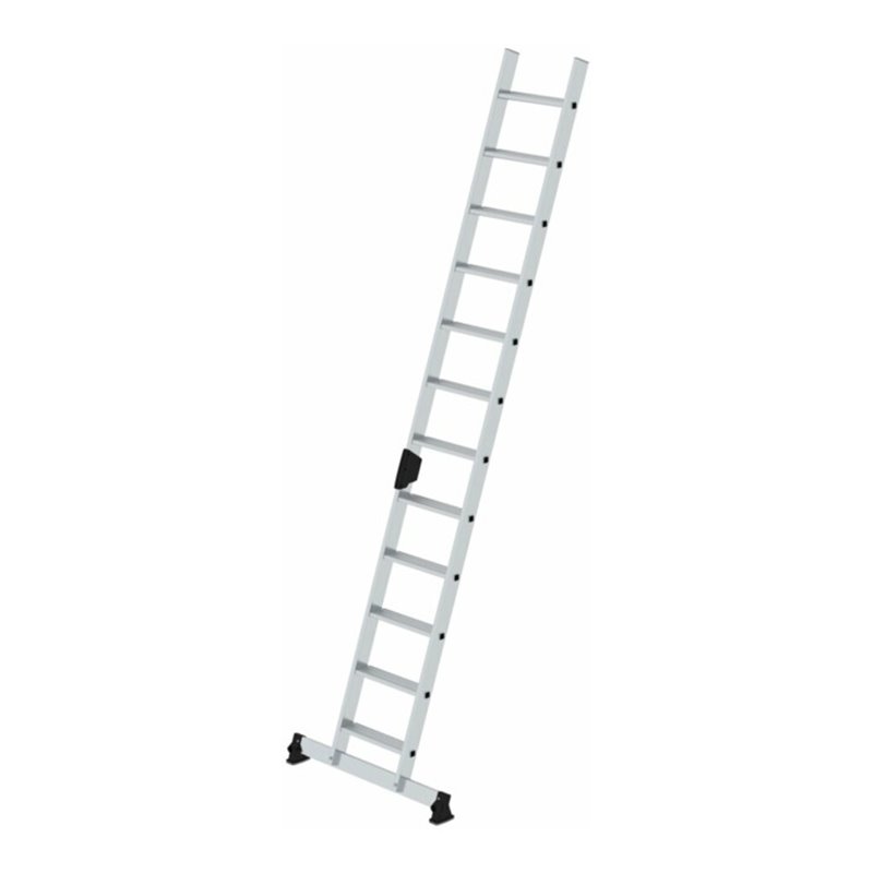 Munk Stufen-Anlegeleiter mit nivello®-Traverse 12 Stufen