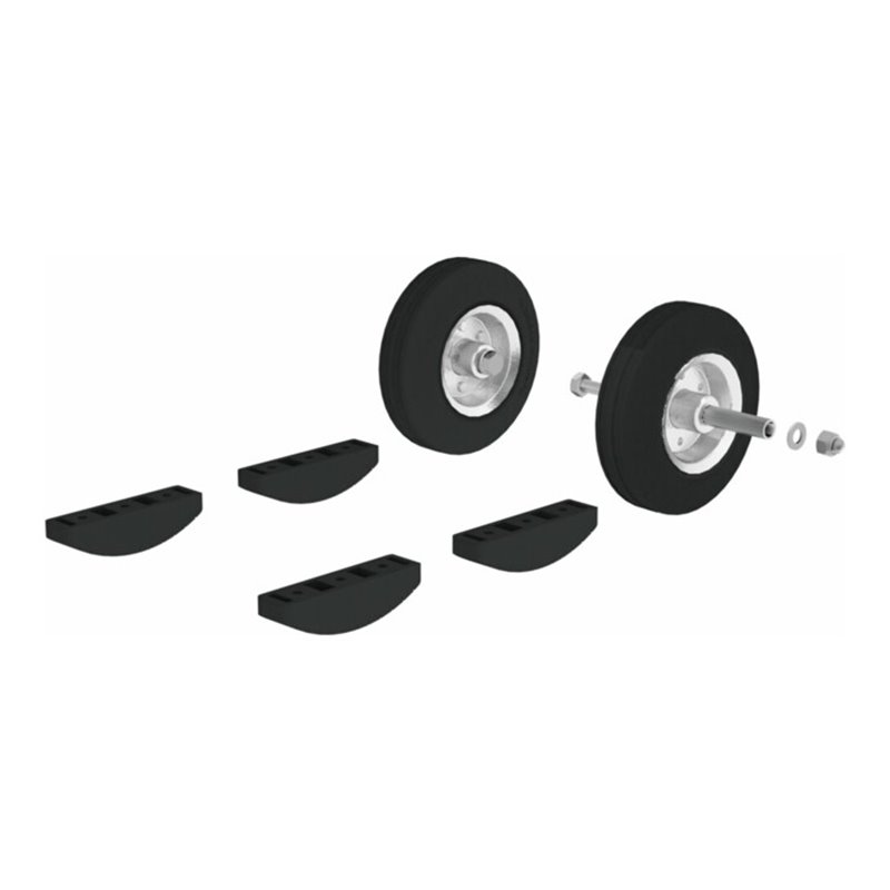 Munk Rollensatz elektrisch ableitfähig Arbeitspodest fahrbar