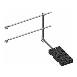 Munk Ausstiegsgeländer seitlich 2000 mm mit Ballast