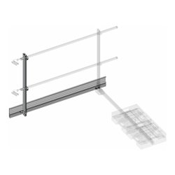 Munk Fußleiste für Ausstiegsgeländer seitlich