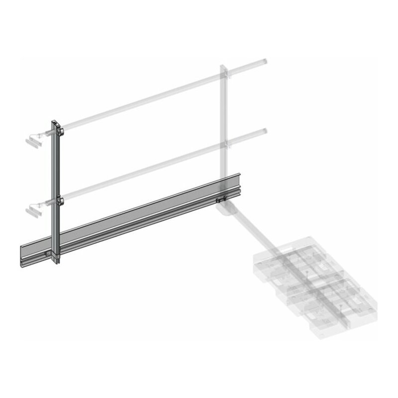 Munk Fußleiste für Ausstiegsgeländer seitlich