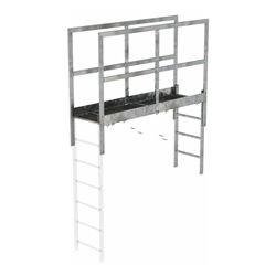 Munk Attika-Überstieg Stahl verzinkt Sonderlänge 1880 mm lichte Länge