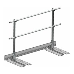 Munk Ausstiegsgeländer seitlich Metalldach-Deckschale