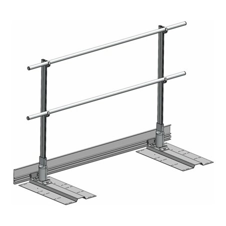 Munk Ausstiegsgeländer seitlich Metalldach-Deckschale