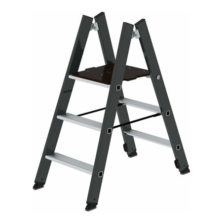 Munk ML Klapptritt beidseitig begehbar RAL 7016 3 Stufen