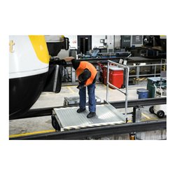 Munk Gleispodest fahrbar GFK Gitterrost