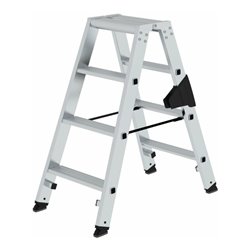 Munk Stufen-Stehleiter beidseitig begehbar steckbar 2x4 Stufen