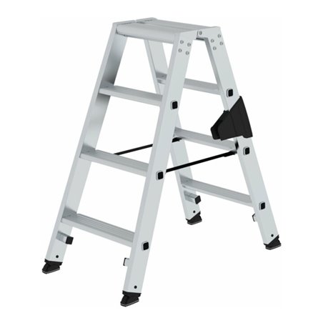 Munk Stufen-Stehleiter beidseitig begehbar steckbar 2x4 Stufen