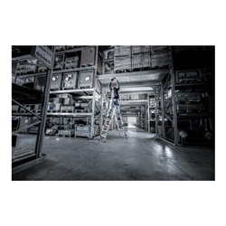 Munk Stufen-Stehleiter beidseitig begehbar steckbar 2x4 Stufen