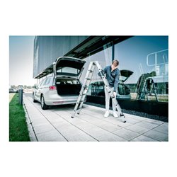 Munk Stufen-Stehleiter beidseitig begehbar steckbar 2x4 Stufen