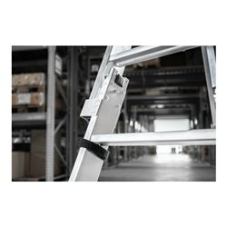 Munk Stufen-Stehleiter beidseitig begehbar steckbar 2x4 Stufen