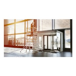 Munk FlexxTower SG mit vorlaufendem Geländer Plattformhöhe 3,10 m