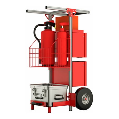 Munk SafeCaddy® 'Brandschutz' mit Beladung