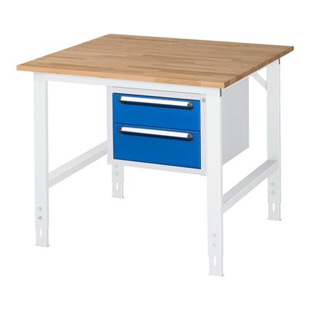 Rau Arbeitstisch Tom höhenverstellbar KM03, B1000 xT1000xH760-1080mm, B-Platte-25mm