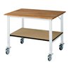 Rau Fahrbarer Arbeitstisch (HV) Tom KM-01, B1250xT1000xH910-1230mm, B-Platte-25mm