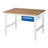Rau Arbeitstisch Tom höhenverstellbar KM02, B1250xT1000xH910-1230mm, B-Platte-25mm