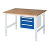 Rau Arbeitstisch Tom höhenverstellbar KM04, B1250xT1000xH910-1230mm, B-Platte-25mm