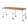 Rau Fahrbarer Arbeitstisch (HV) Tom (6 LR), B2500xT1000xH910-1230mm, B-Platte-25mm