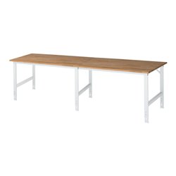 Rau Arbeitstisch Tom höhenverstellbar, B3000xT1000xH760-1080mm, B-Platte-25mm