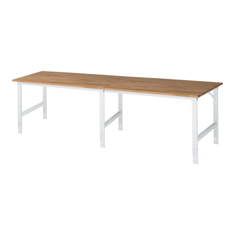 Rau Arbeitstisch Tom höhenverstellbar, B3000xT1000xH760-1080mm, B-Platte-25mm