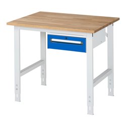 Rau Arbeitstisch Tom höhenverstellbar KM02, B1000xT800xH760-1080mm, B-Platte-25mm