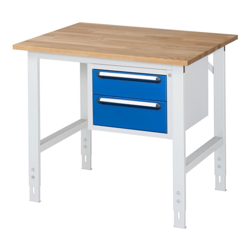 Rau Arbeitstisch Tom höhenverstellbar KM03, B1000xT800xH760-1080mm, B-Platte-25mm