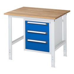 Rau Arbeitstisch Tom höhenverstellbar KM06, B1000xT800xH760-1080mm, B-Platte-25mm