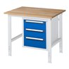 Rau Arbeitstisch Tom höhenverstellbar KM06, B1000xT800xH760-1080mm, B-Platte-25mm