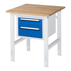 Rau Arbeitstisch Tom höhenverstellbar KM03, B750xT800xH760-1080mm, B-Platte-25mm