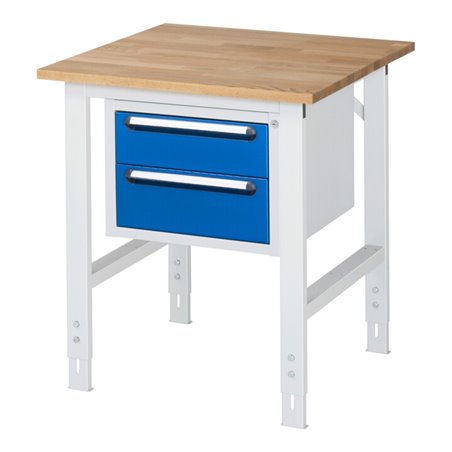 Rau Arbeitstisch Tom höhenverstellbar KM03, B750xT800xH760-1080mm, B-Platte-25mm