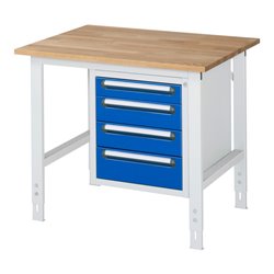 Rau Arbeitstisch Tom höhenverstellbar KM07, B1000xT800xH760-1080mm, B-Platte-25mm