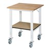 Rau Fahrbarer Arbeitstisch (HV) Tom KM-01, B750xT800xH910-1230mm, B-Platte-25mm