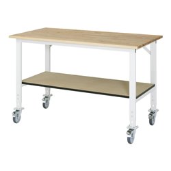 Rau Fahrbarer Arbeitstisch (HV) Tom KM-01, B1500xT800xH910-1230mm, B-Platte-25mm