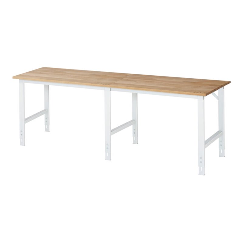 Rau Arbeitstisch Tom höhenverstellbar, B2500xT800xH760-1080mm, B-Platte-25mm